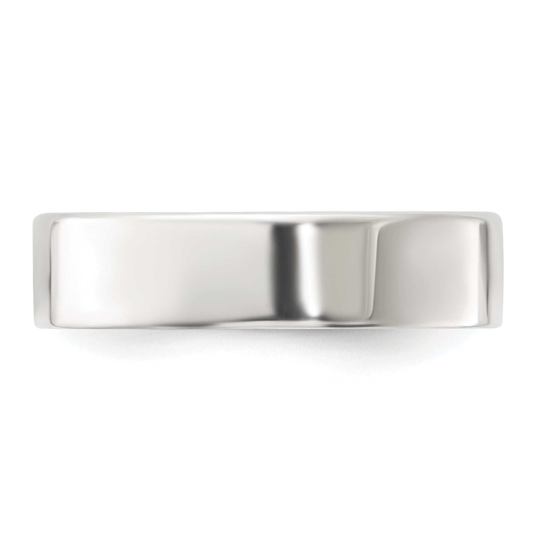 Sterling Silver 5mm Lightweight Flat Size 4 Band
