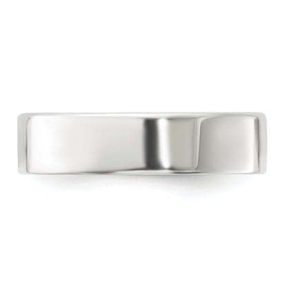 Sterling Silver 5mm Lightweight Flat Size 4 Band