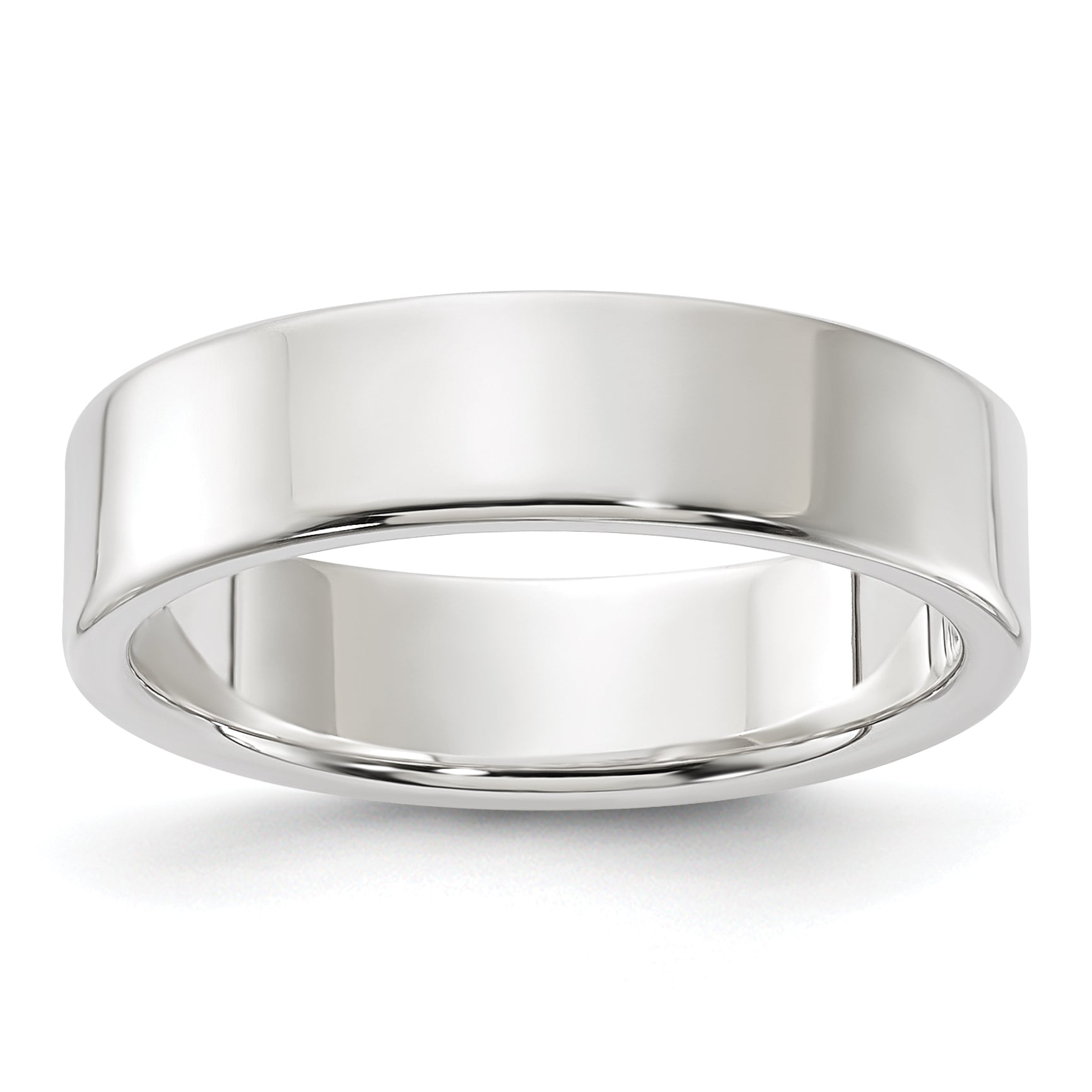 Sterling Silver 5mm Lightweight Flat Size 4 Band