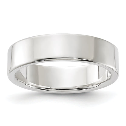 Sterling Silver 5mm Lightweight Flat Size 4 Band