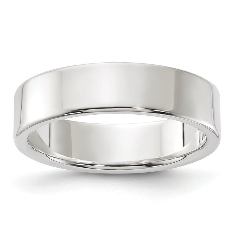 Sterling Silver 5mm Lightweight Flat Size 4 Band