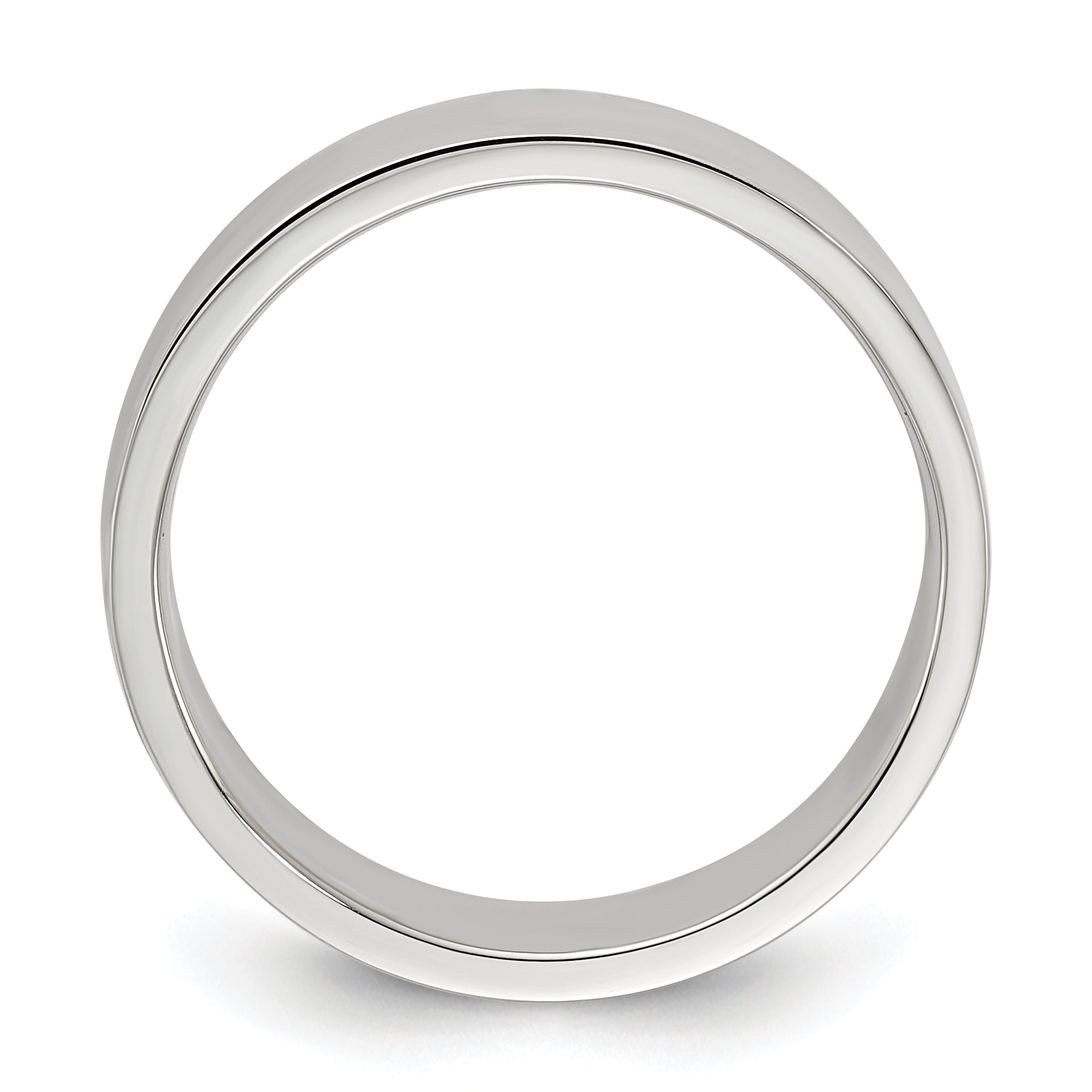 Sterling Silver 6mm Lightweight Flat Size 4 Band