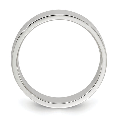 Sterling Silver 6mm Lightweight Flat Size 4 Band