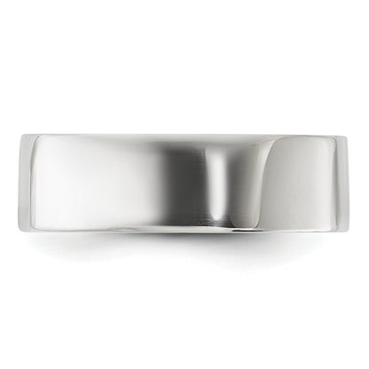 Sterling Silver 6mm Lightweight Flat Size 4 Band