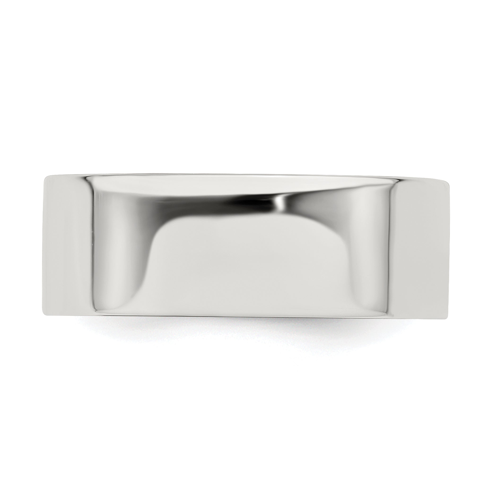 Sterling Silver 7mm Lightweight Flat Size 4 Band