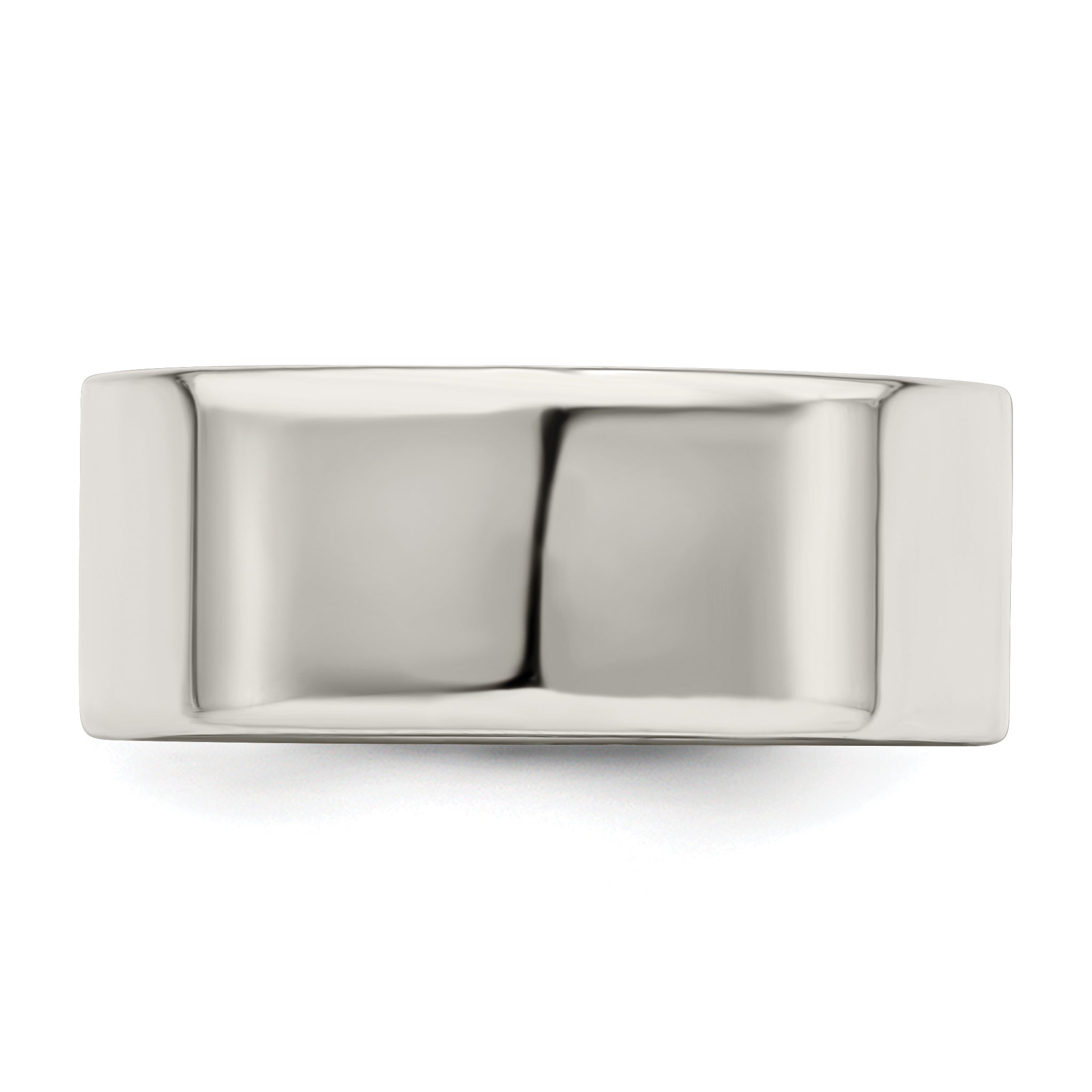 Sterling Silver 8mm Lightweight Flat Size 4 Band