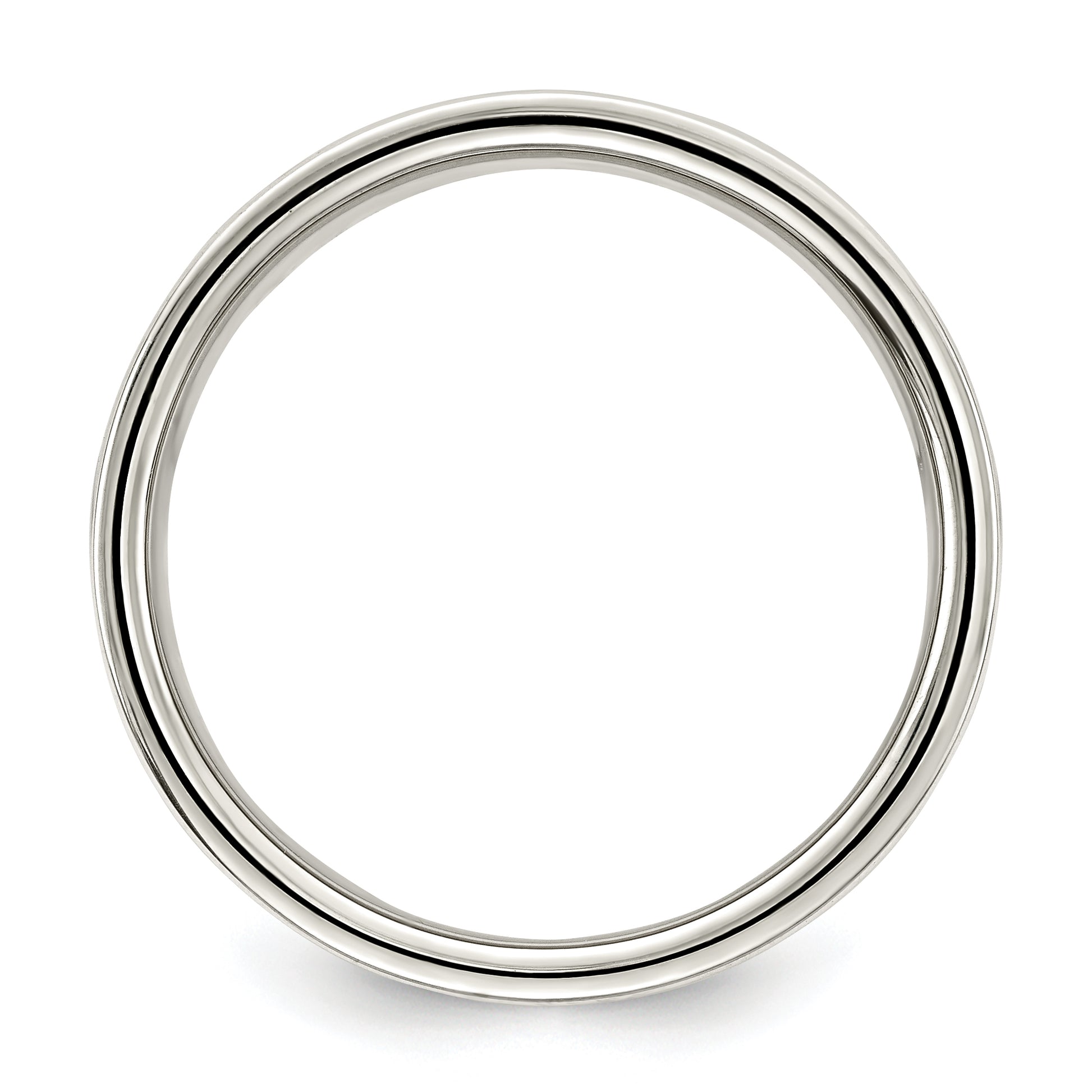 Sterling Silver 9mm Lightweight Flat Size 4 Band