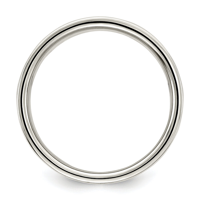 Sterling Silver 9mm Lightweight Flat Size 4 Band