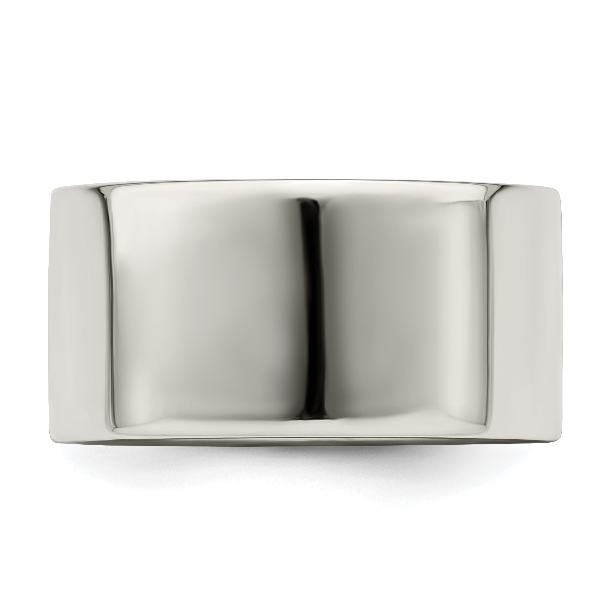 Sterling Silver 10mm Lightweight Flat Size 4 Band