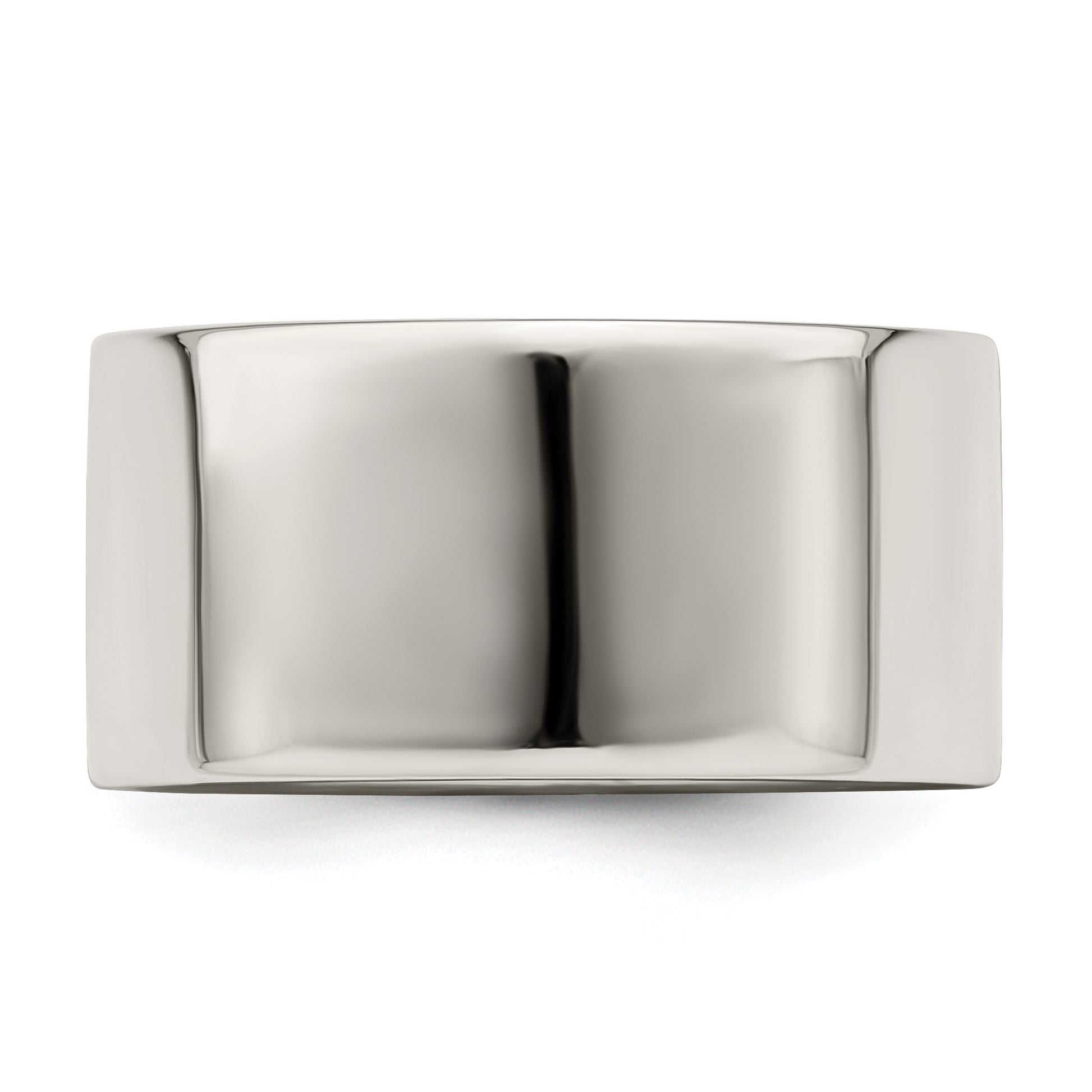 Sterling Silver 10mm Lightweight Flat Size 4 Band
