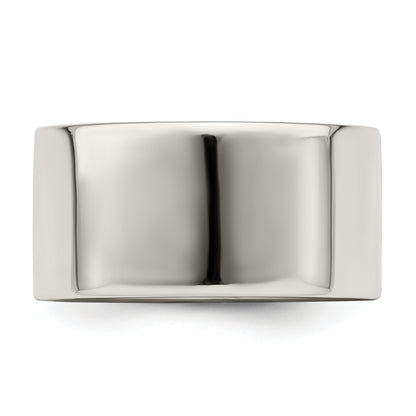 Sterling Silver 10mm Lightweight Flat Size 4 Band
