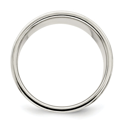 Sterling Silver 12mm Lightweight Flat Size 4 Band