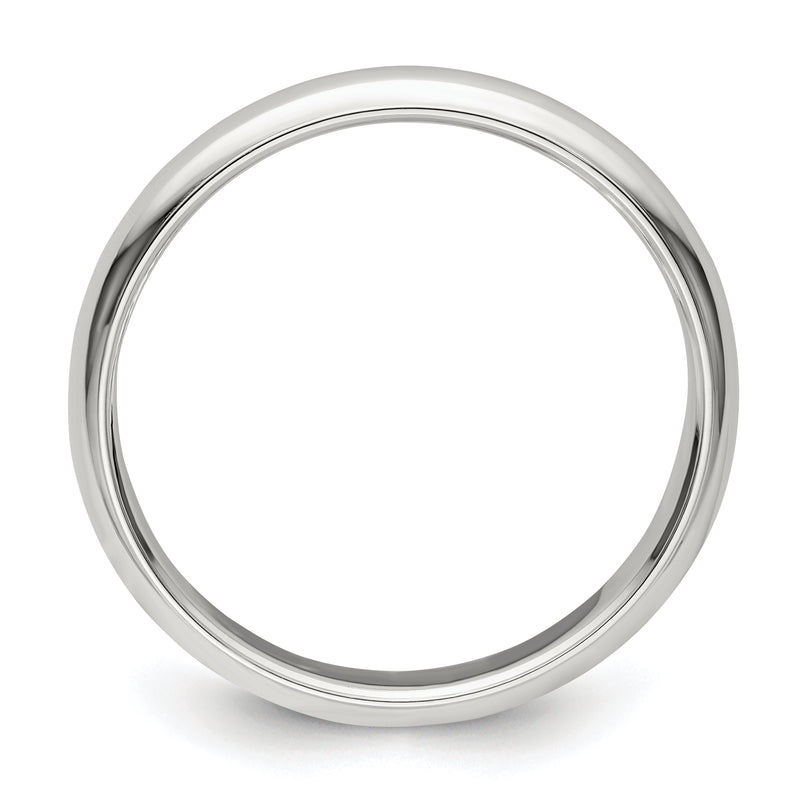 Sterling Silver 3mm Half Round Size 4 Band
