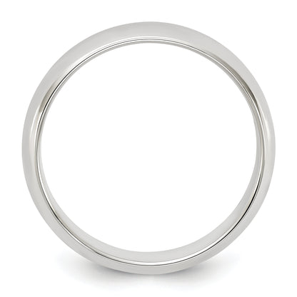 Sterling Silver 5mm Half Round Size 4 Band