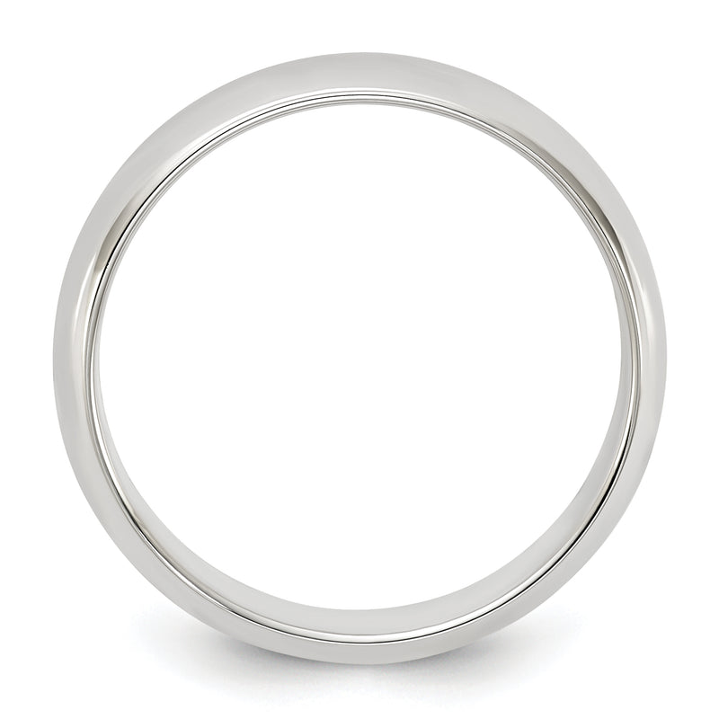 Sterling Silver 5mm Half Round Size 4 Band