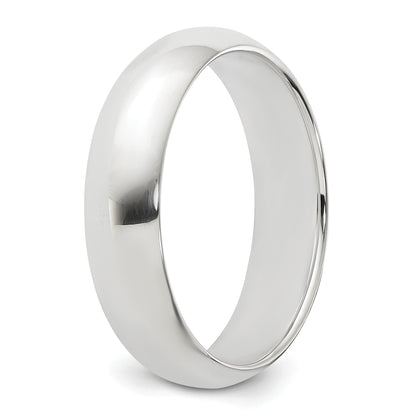 Sterling Silver 5mm Half Round Size 4 Band
