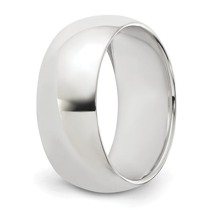 Sterling Silver 8mm Half Round Size 4 Band