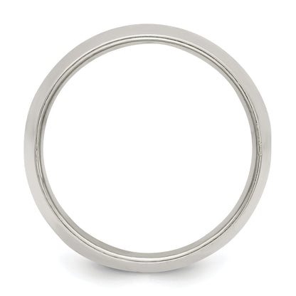 Sterling Silver 12mm Half Round Size 4 Band
