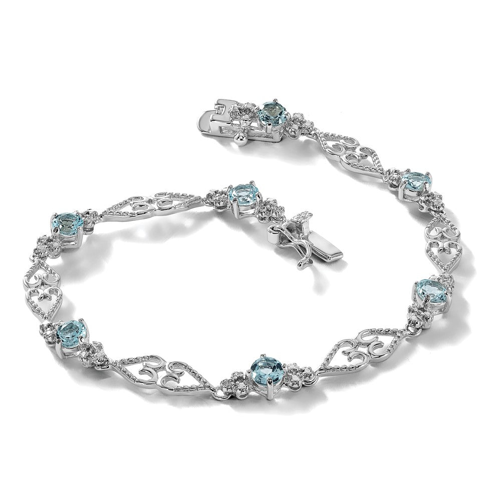 7-inch-sterling-silver-rhodium-plated-diamond-aquamarine-bracelet