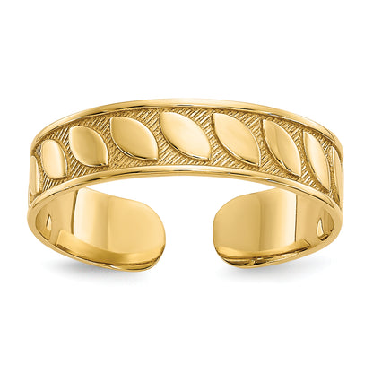 14K Yellow Gold Toe Ring