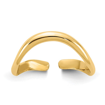 14K Yellow Gold Polished Toe Ring