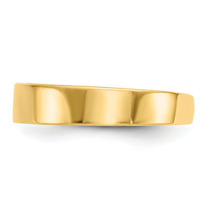 14K Yellow Gold Adjustable Polished Band Toe Ring