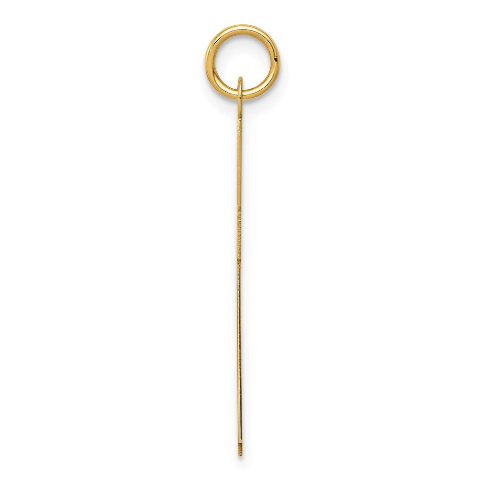 14K Yellow Gold Cross Charm