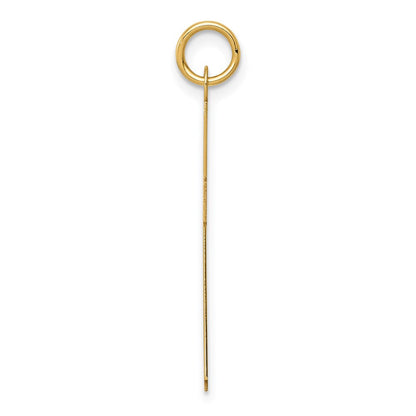 14K Yellow Gold Cross Charm
