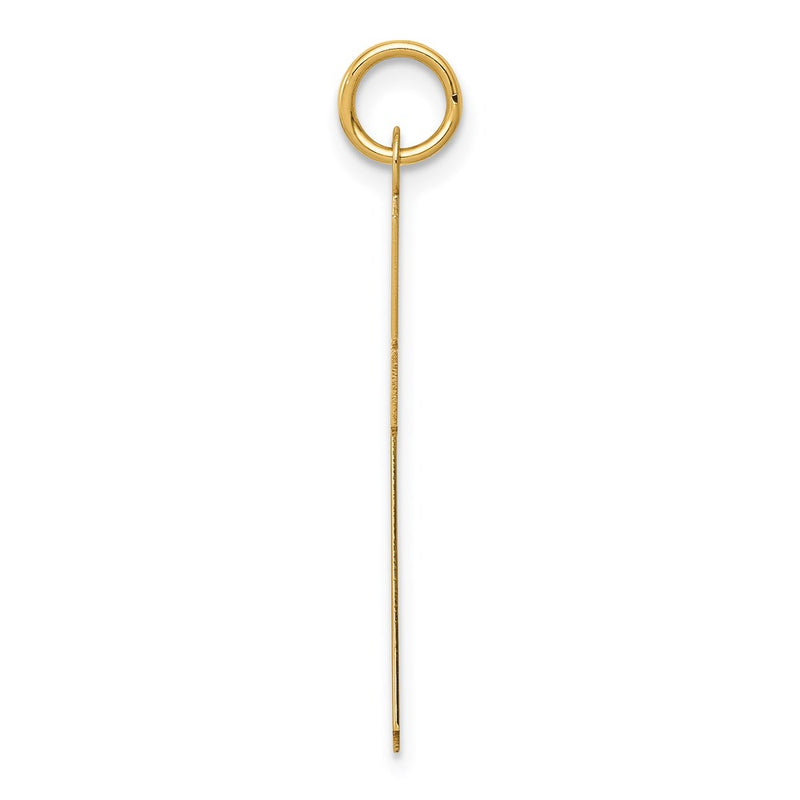 14K Yellow Gold Cross Charm
