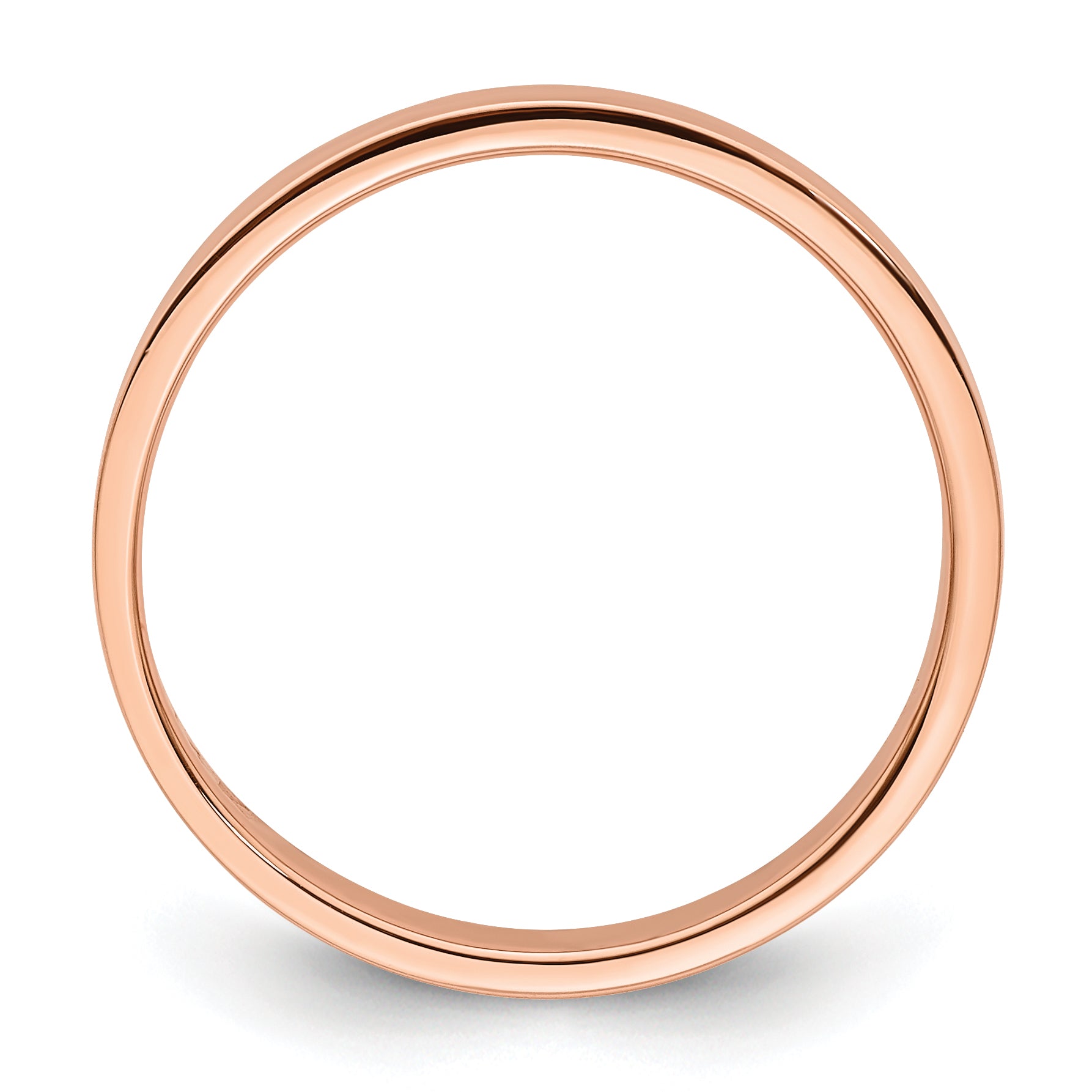 Solid 14K Yellow Gold Rose Gold 3mm Light Weight Flat Men's/Women's Wedding Band Ring Size 13.5