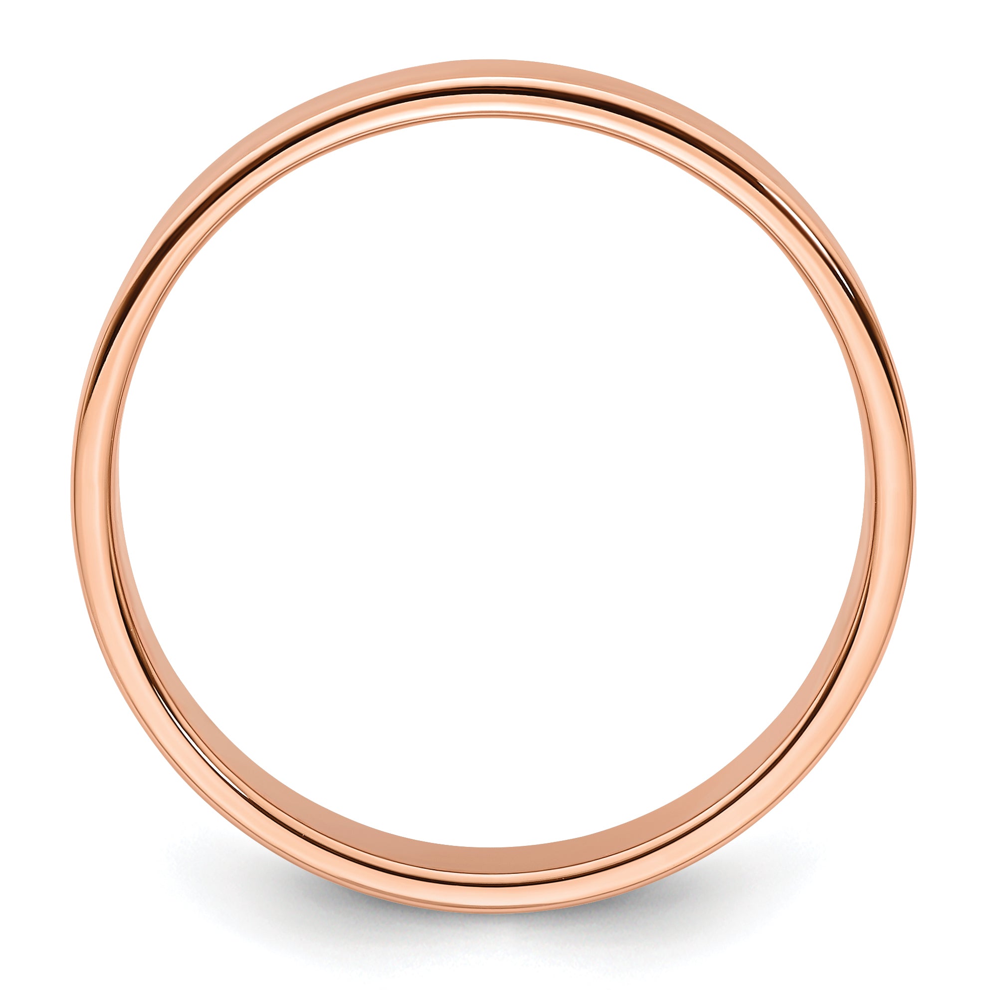 Solid 14K Yellow Gold Rose Gold 5mm Light Weight Flat Men's/Women's Wedding Band Ring Size 10