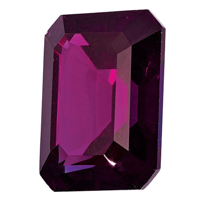 Gemstone Rhodolite Garnet Aa Quality 8X6mm Emerald Cut