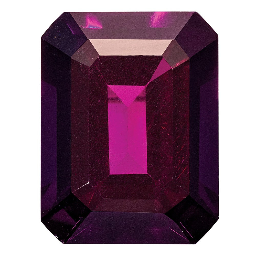 Gemstone Rhodolite Garnet Aa Quality 6X4mm Emerald Cut