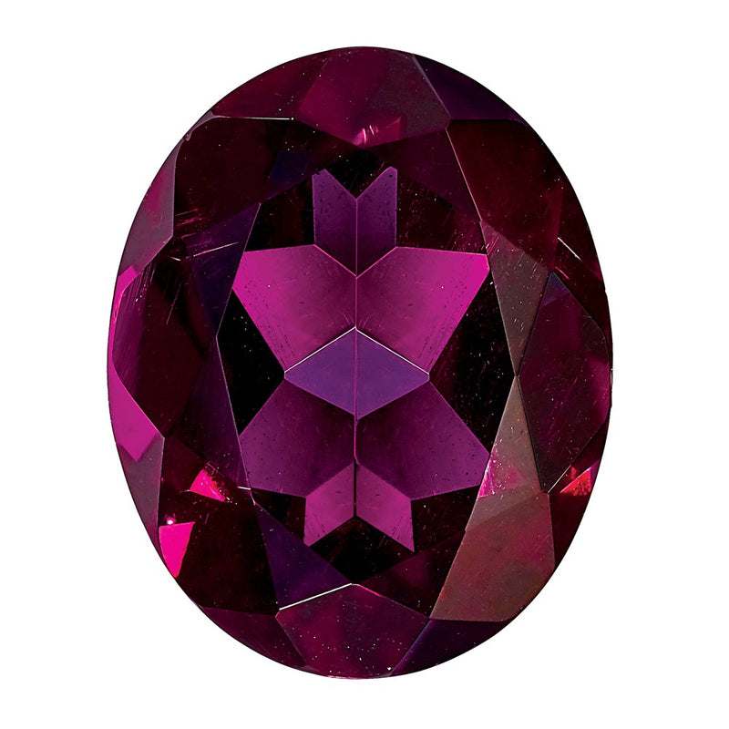 Gemstone Rhodolite Garnet Aa Quality 6X4mm Oval