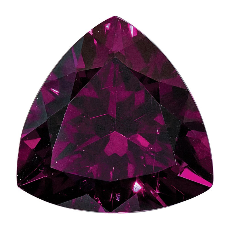 Gemstone Rhodolite Garnet Aa Quality 4mm Trillion