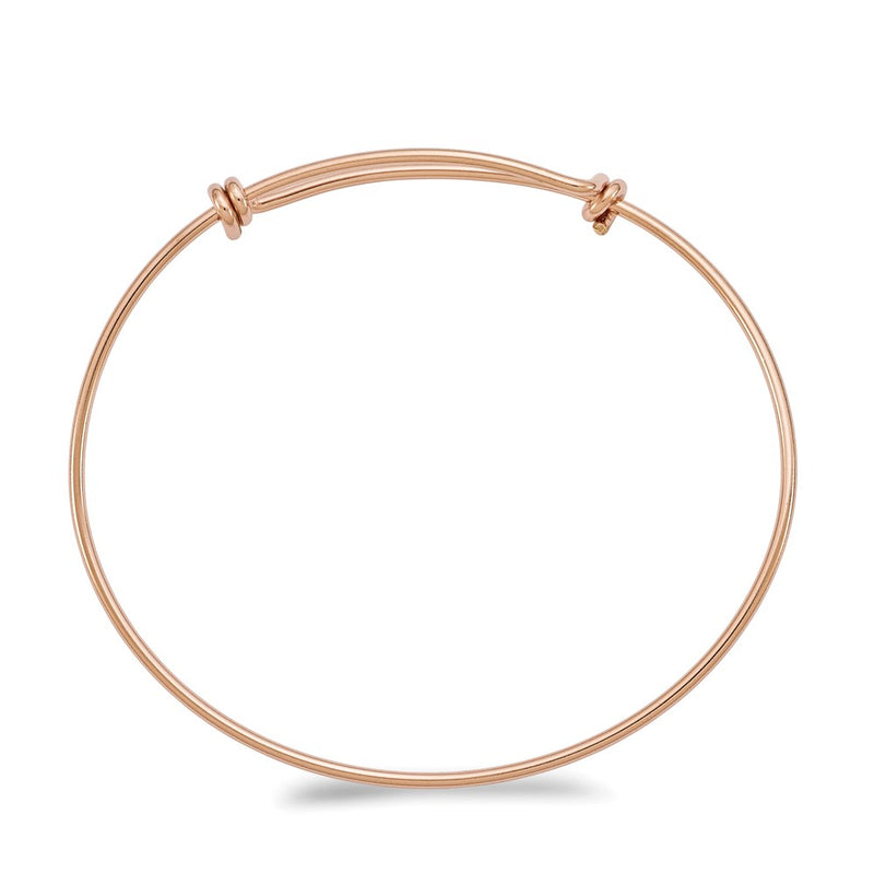 Gold Filled 14/20 Rose 1.65mm Expandable Bangle