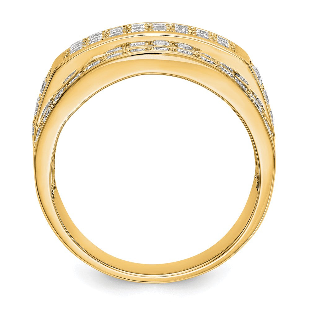 14K Yellow Gold True Origin 2 Carat Lab Grown Diamond Vs Def Ring