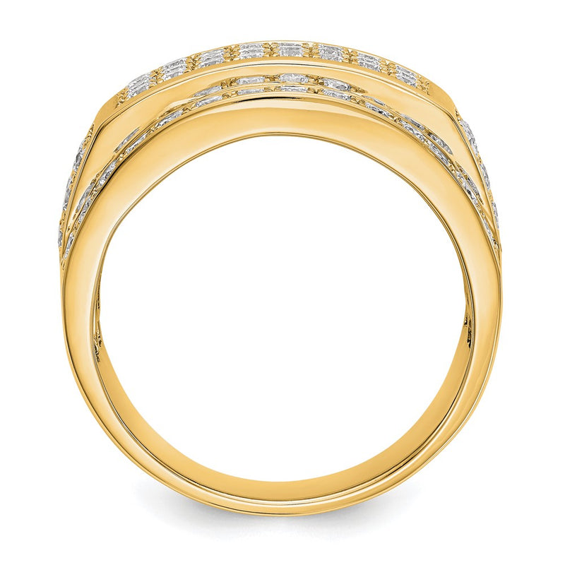 14K Yellow Gold True Origin 2 Carat Lab Grown Diamond Vs Def Ring