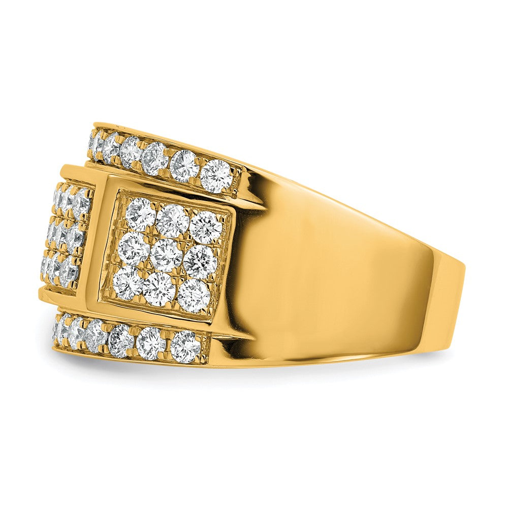 14K Yellow Gold True Origin 2 Carat Lab Grown Diamond Vs Def Ring
