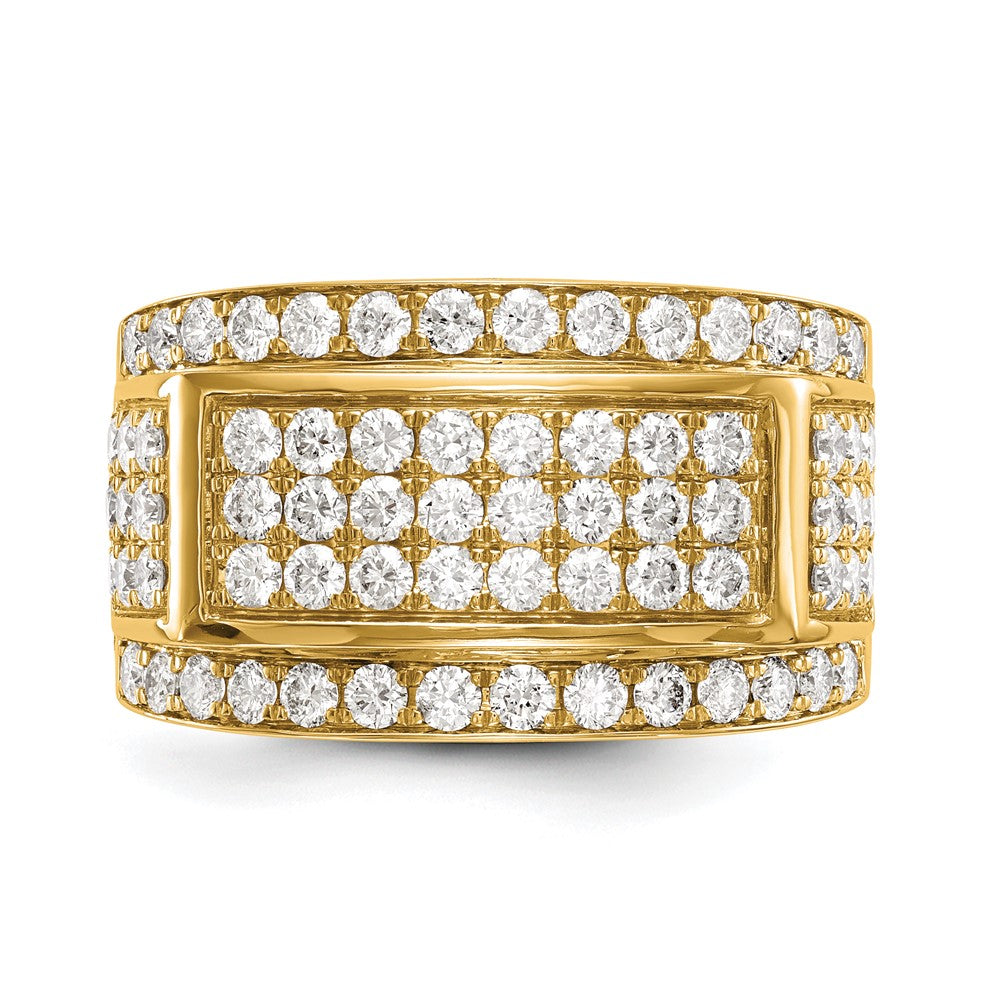 14K Yellow Gold True Origin 2 Carat Lab Grown Diamond Vs Def Ring