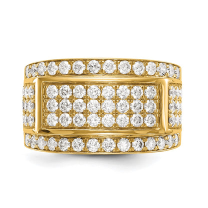 14K Yellow Gold True Origin 2 Carat Lab Grown Diamond Vs Def Ring