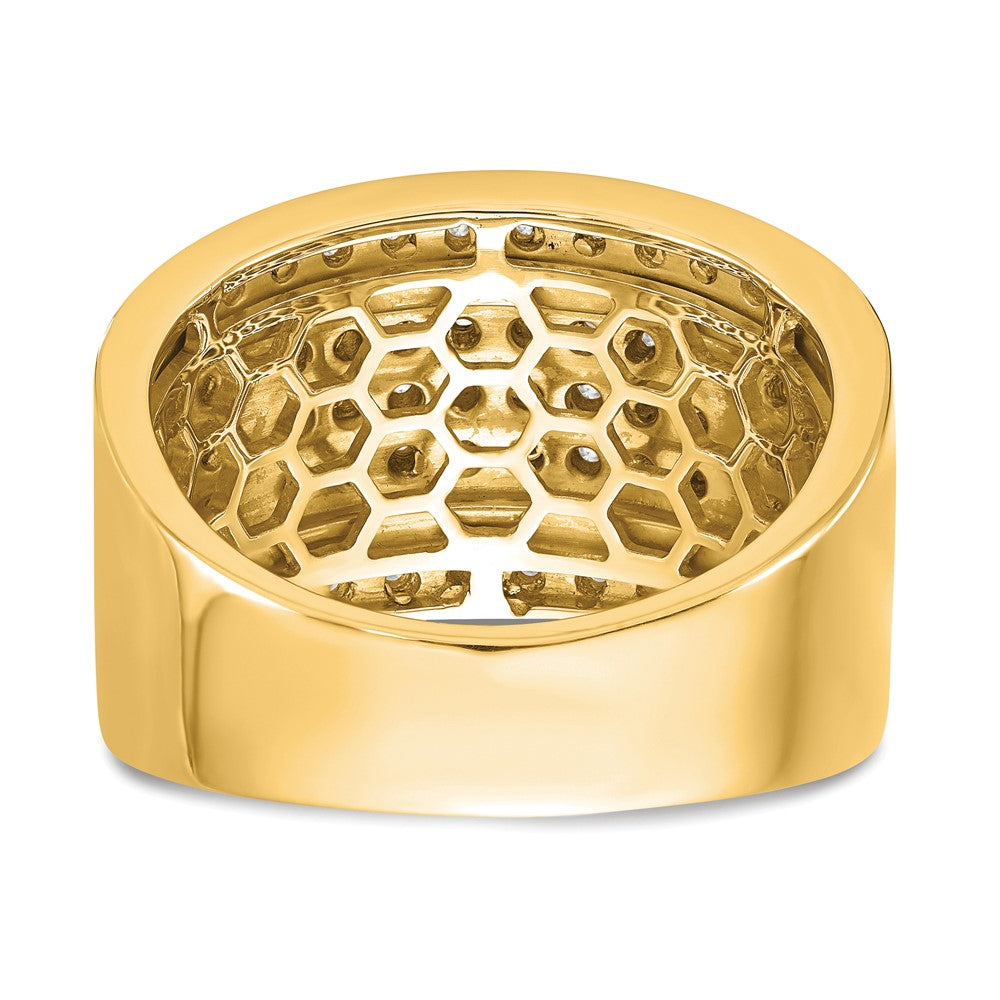 14K Yellow Gold True Origin 2 Carat Lab Grown Diamond Vs Def Ring