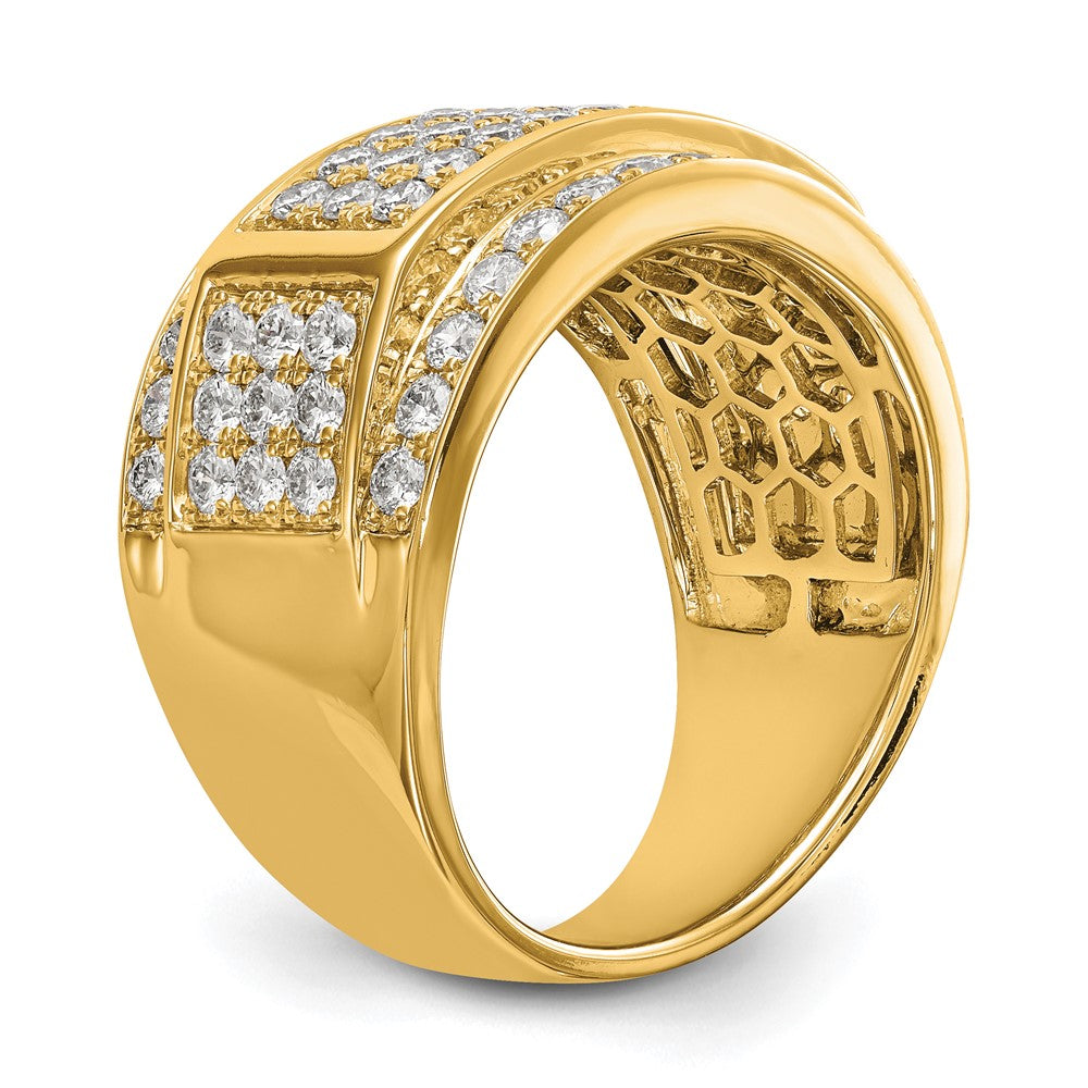 14K Yellow Gold True Origin 2 Carat Lab Grown Diamond Vs Def Ring