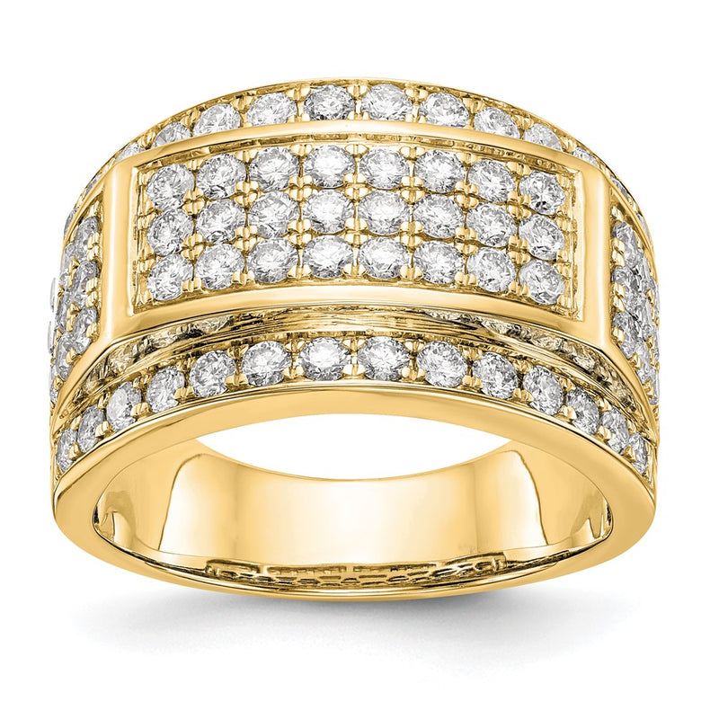 14K Yellow Gold True Origin 2 Carat Lab Grown Diamond Vs Def Ring