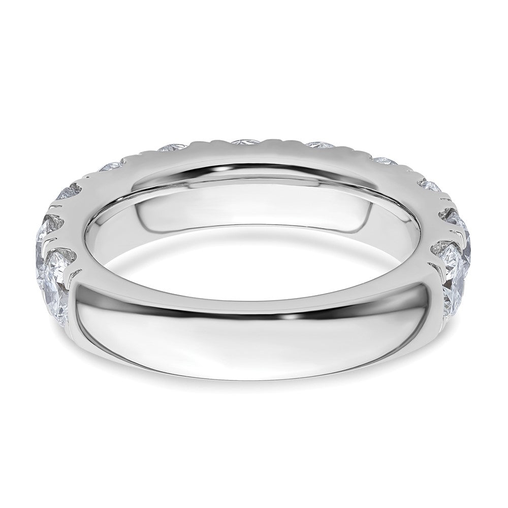 True Origin 14K White Gold 3 carat Lab Grown Diamond VS+ F+ Complete Round Eleven Stone Ring