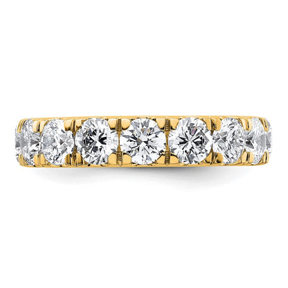 14K Yellow Gold True Origin 3 Carat Lab Grown Diamond Vs D E F Complete Eleven Stone Ring