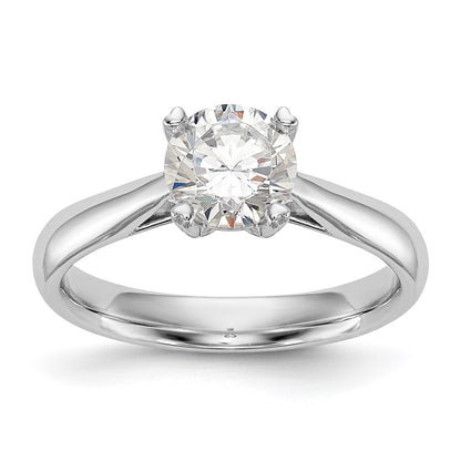 True Origin 14k White Gold 3/4 Ct. Lab Grown Diamond VS/SI+ G+ Round Solitaire Engagement Ring