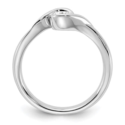 14k White Gold 1/4 Ct. Lab Grown Diamond VS/SI+ G+ Round Solitaire Engagement Ring