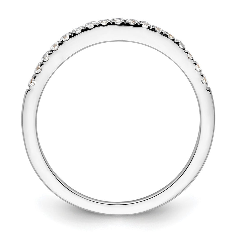 14K White Gold Lab Grown Diamond VS/SI+ G+ Wedding Band Ring