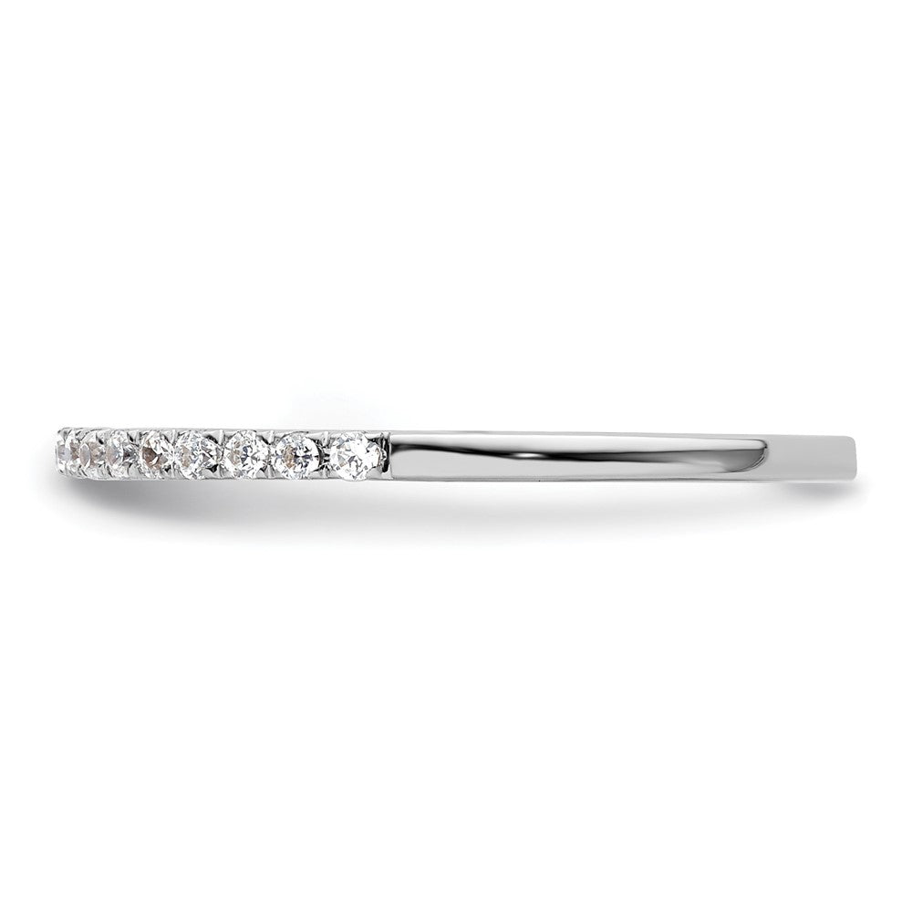 14K White Gold Lab Grown Diamond VS/SI+ G+ Wedding Band Ring